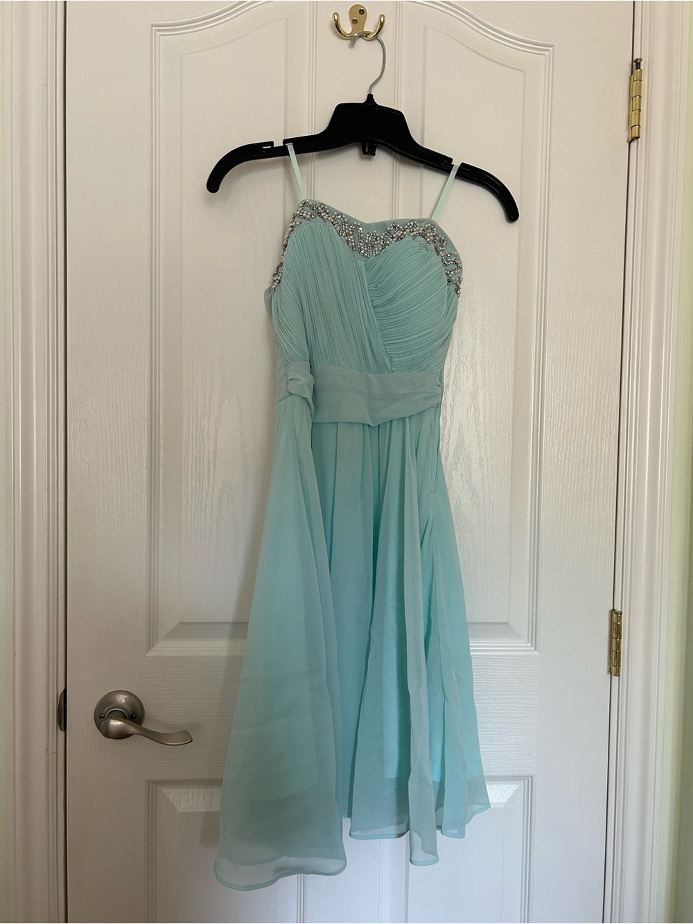 Strapless Turquoise Dress
